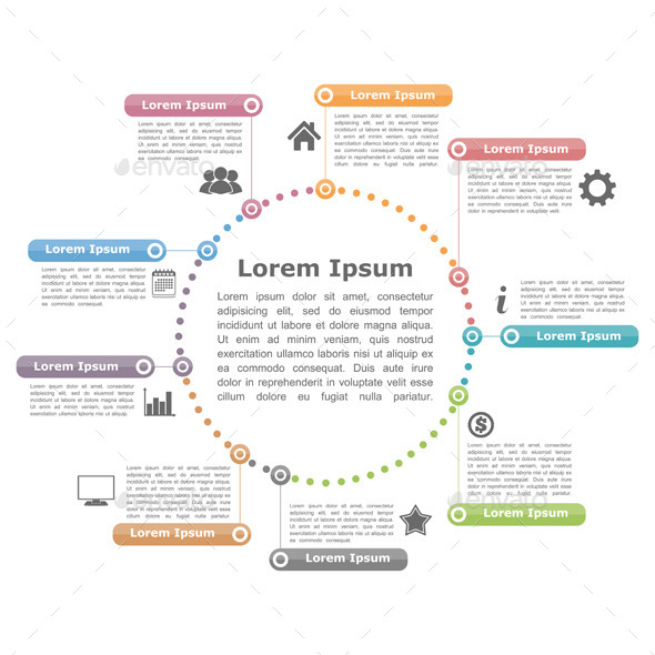 Circle Infographics - Miscellaneous Vectors