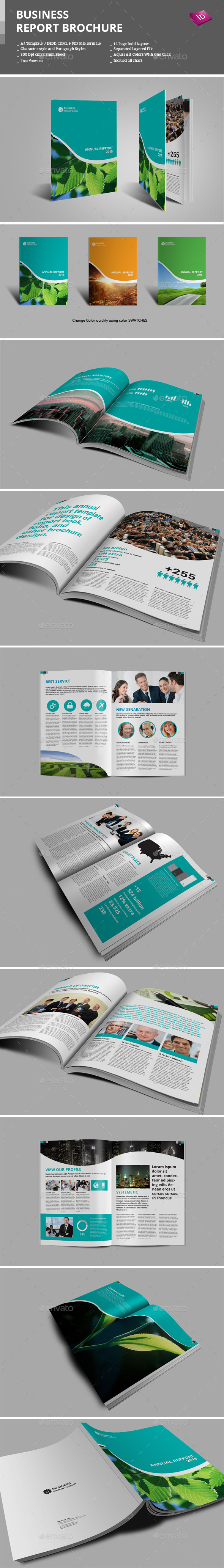 Business Report Brochure - Informational Brochures