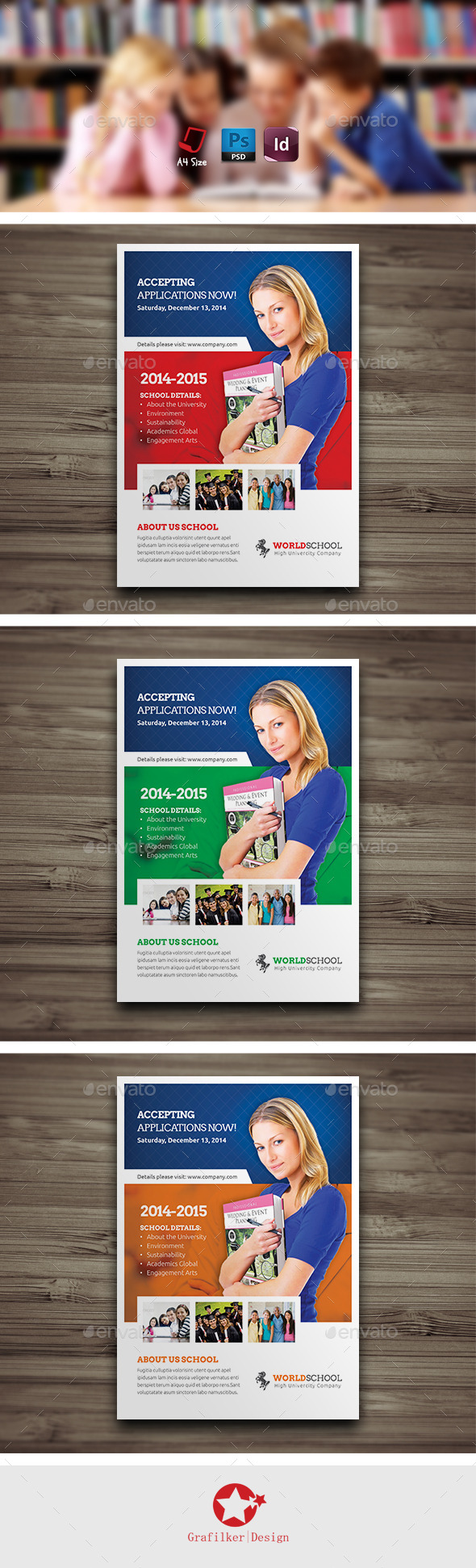 High School Flyer Templates - Corporate Flyers