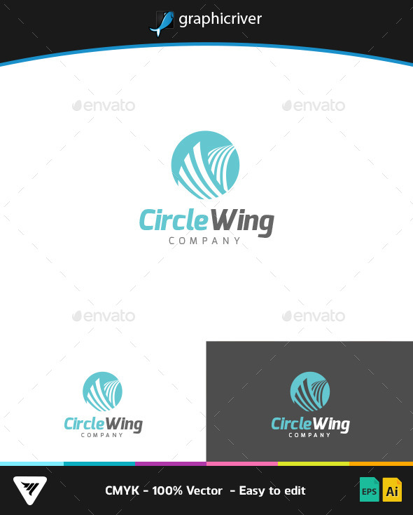 Circle Wing Logo - Logo Templates