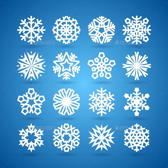 Snowflakes Set - Seasons Nature