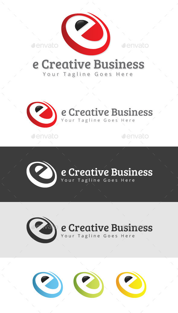e Creative Business Logo - Letters Logo Templates