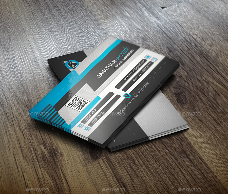 Smart Creative Corporate Business Card by OMEGAXYLO | GraphicRiver