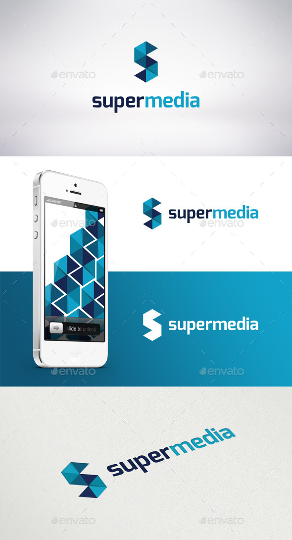 Super Media Logo Template - Letters Logo Templates