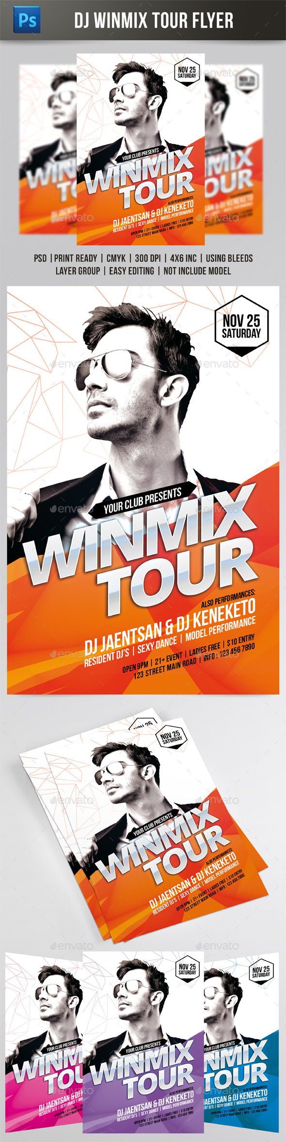 Winmix Tour Flyer - Events Flyers