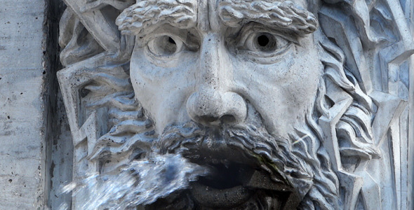 Ancient Fountain - Bas-relief & Water Jet alt