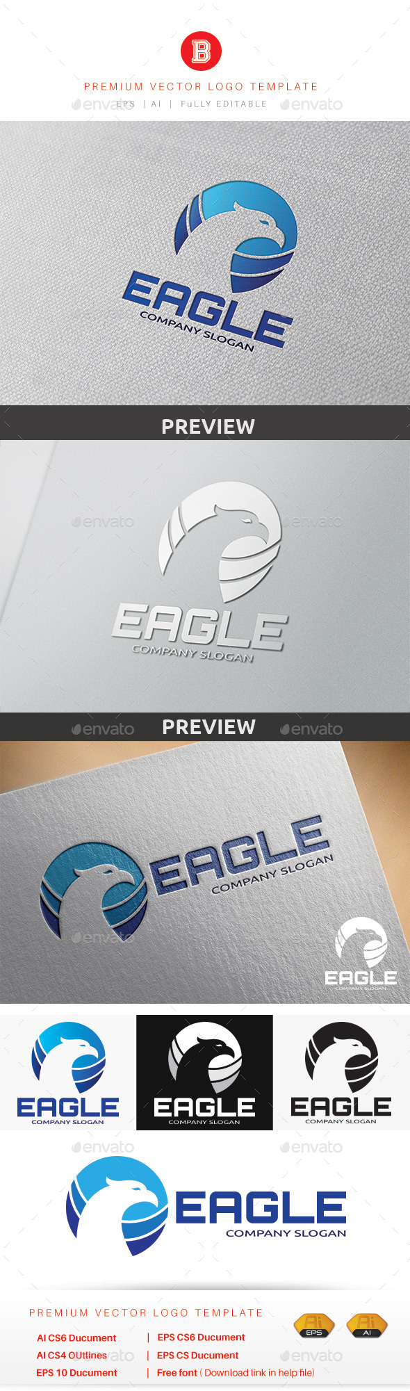 Eagle Logo - Animals Logo Templates