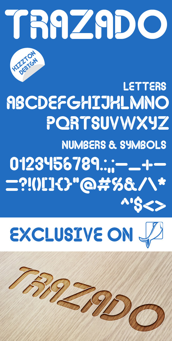 Trazado Premium Font - Fonts