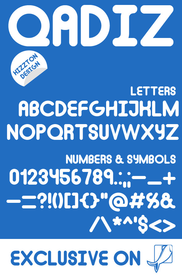 Qadiz Premium Font - Fonts