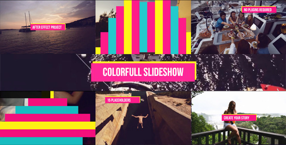 Colorful Slideshow - VideoHive 9281540