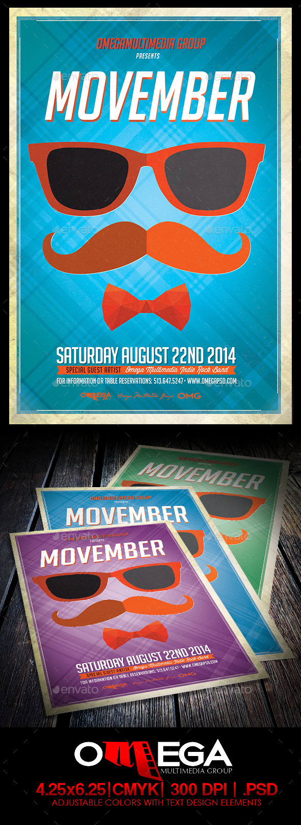 Movember - Events Flyers