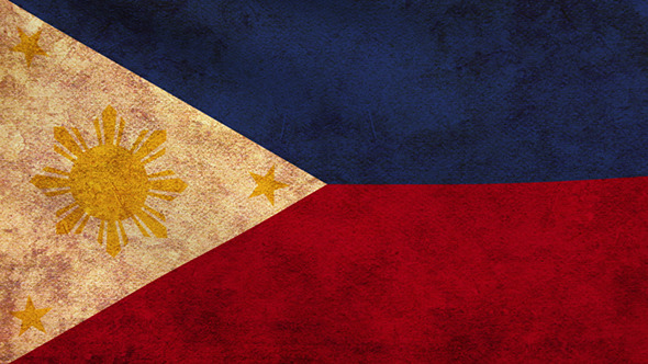 Philippines Flag 2 Pack – Grunge and Retro