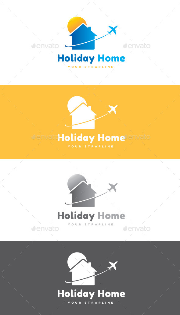 Holiday Home Logo - Symbols Logo Templates