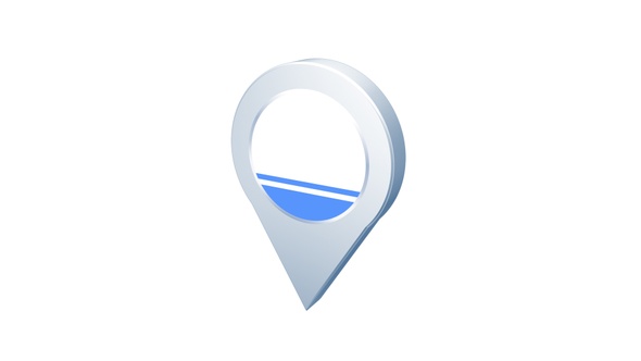 Altai Republic Flag Pin Icon alt