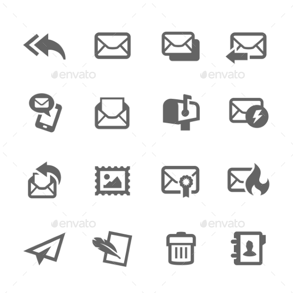 Mail Icons - Web Icons