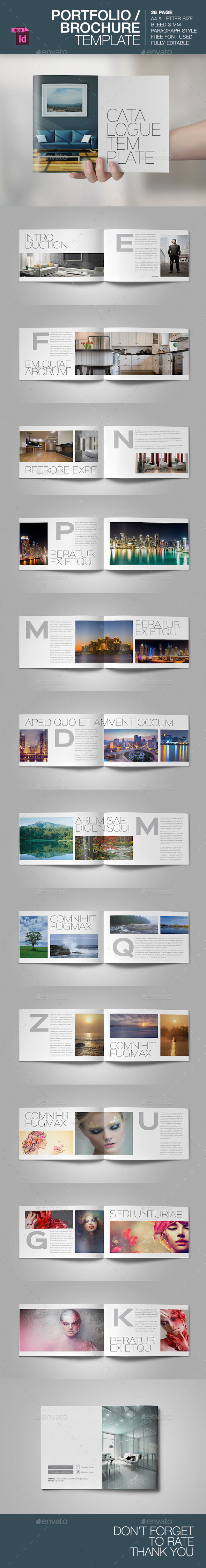 Portfolio / Brochure Template - Brochures Print Templates