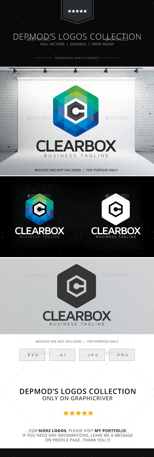 Clear Box Logo - Letters Logo Templates