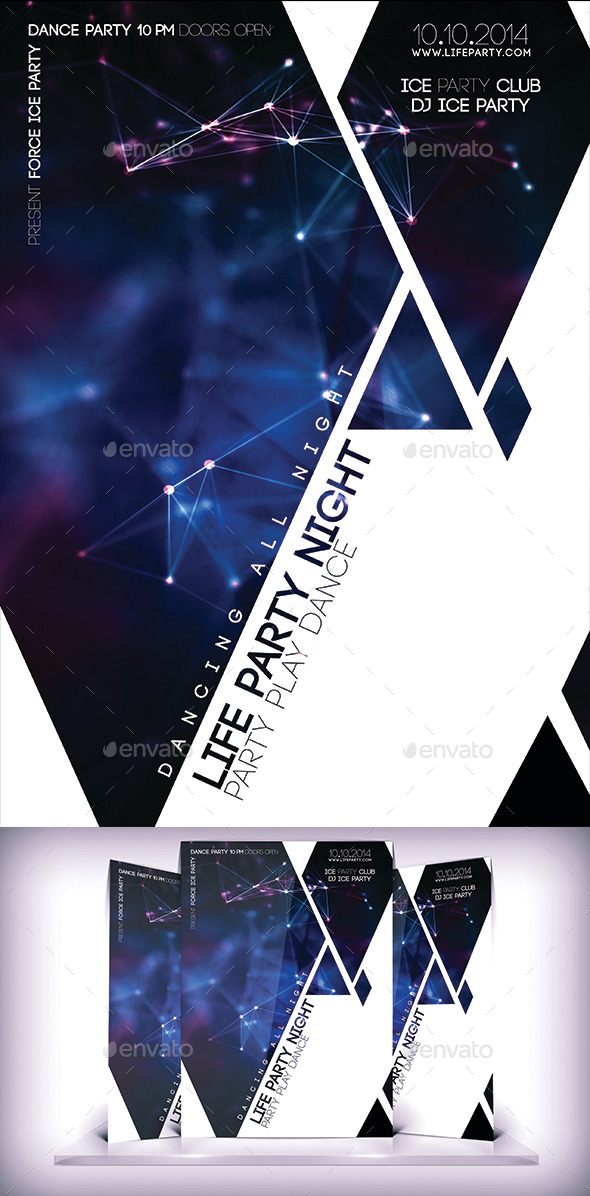 Life Party Show Flyer - Flyers Print Templates