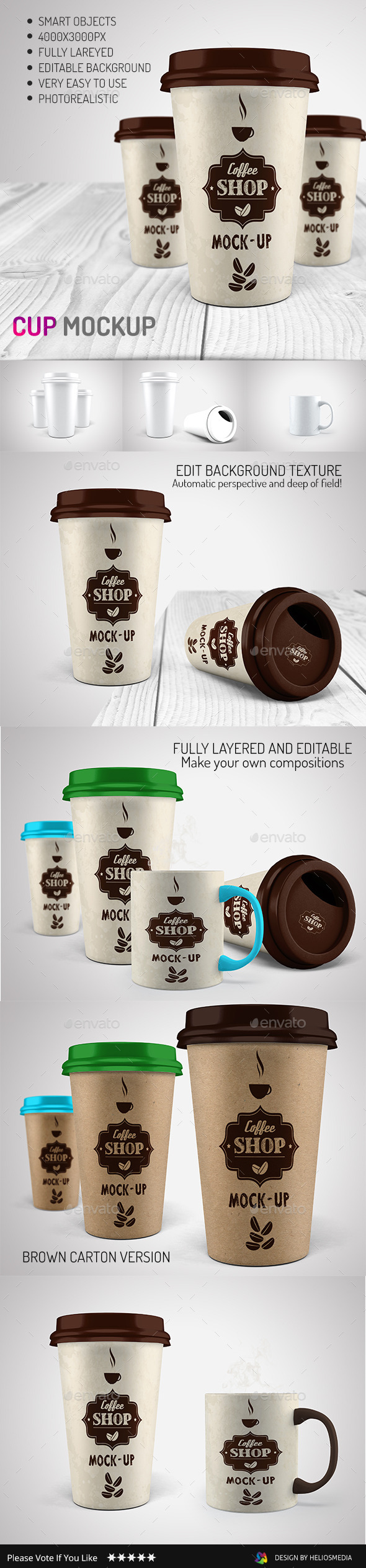 Coffee Cup Mock-up - Food and Drink Packaging
