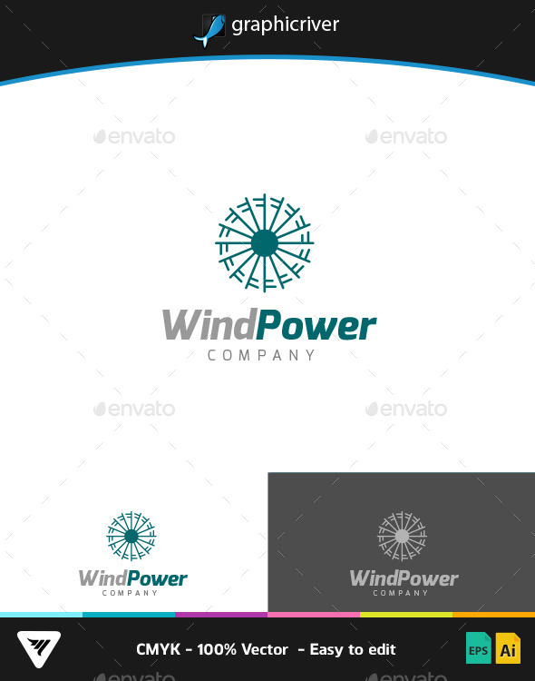 WindPower Logo - Logo Templates
