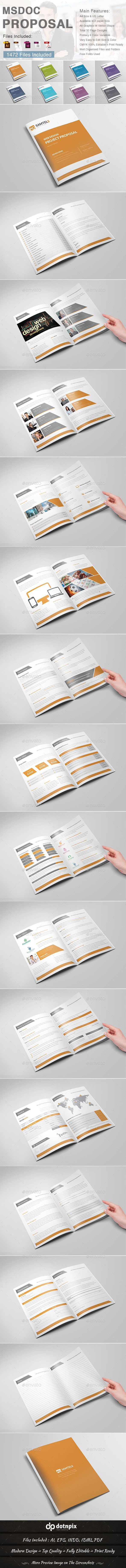 Msdoc Proposal - Proposals & Invoices Stationery