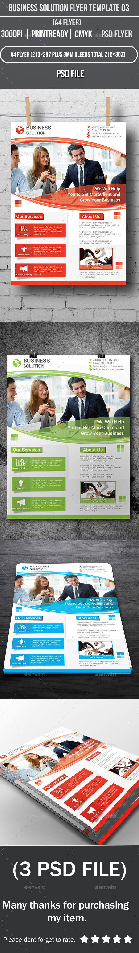 Business Solution Flyer Template 03 - Corporate Flyers