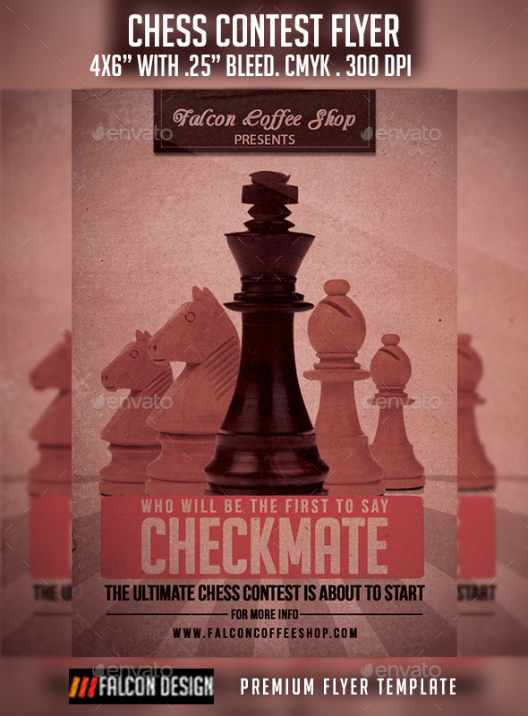 Chess Competition Flyer - Sports Events