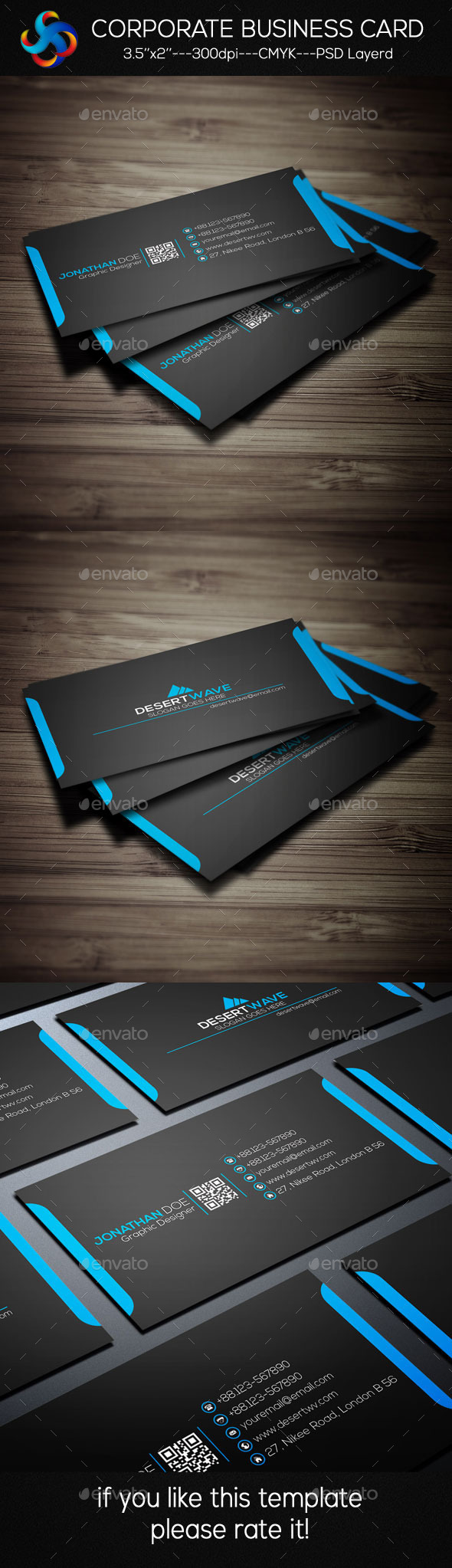 Corporate Business Card - Corporate Business Cards