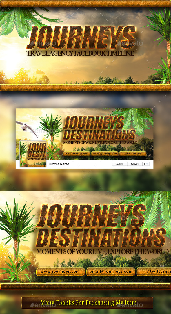 Travel Agency FB Cover - Facebook Timeline Covers Social Media