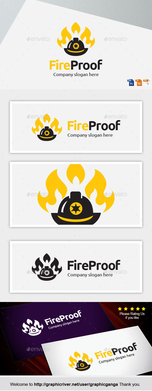 Fireproof - Objects Logo Templates