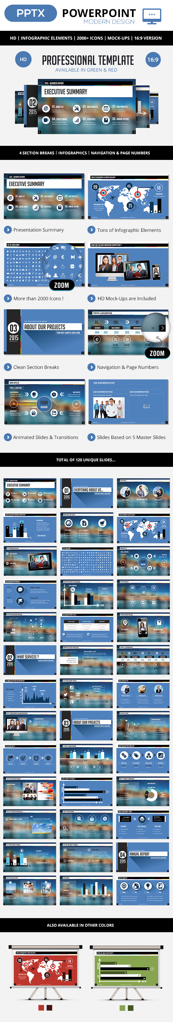 Professional PowerPoint Corporate Template - Business PowerPoint Templates