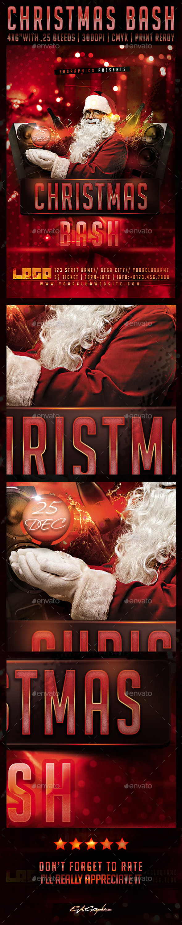 Christmas Bash Flyer - Holidays Events