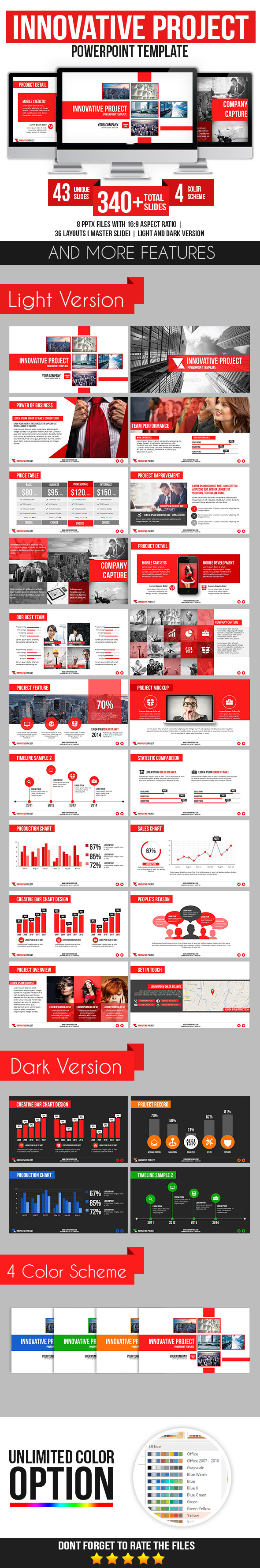 Innovative Project - Business PowerPoint Templates