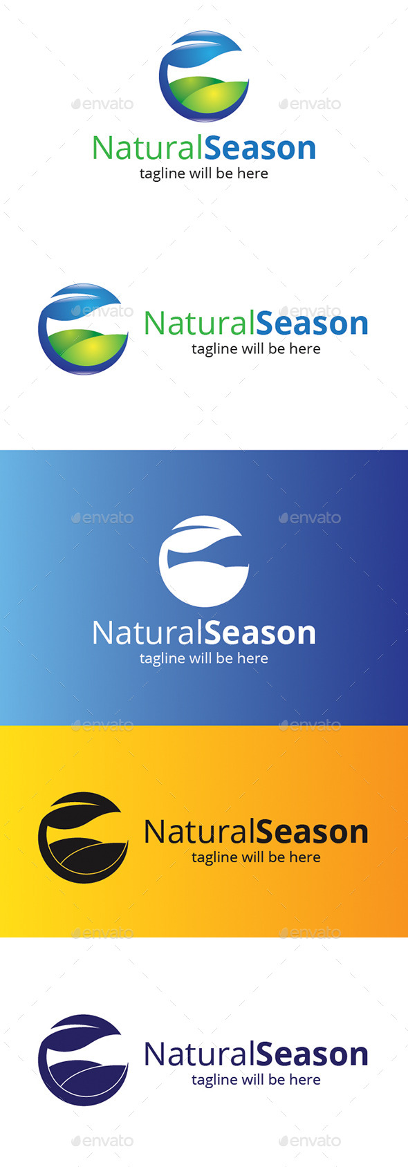 Natural Season - Nature Logo Templates
