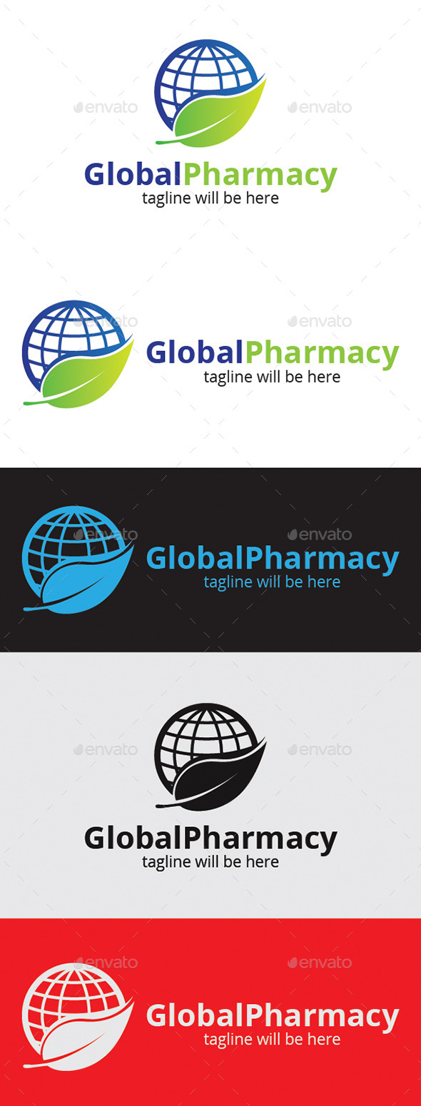 Global Pharmacy - Logo Templates