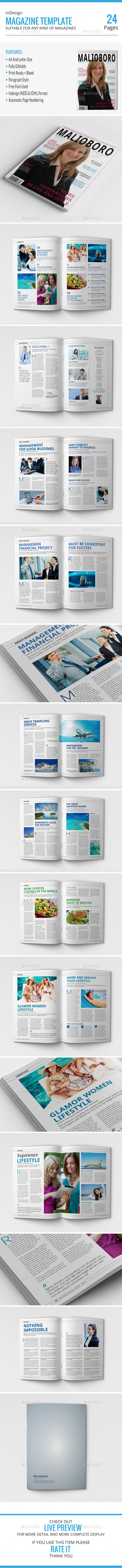Multipurpose Magazine Template - Magazines Print Templates