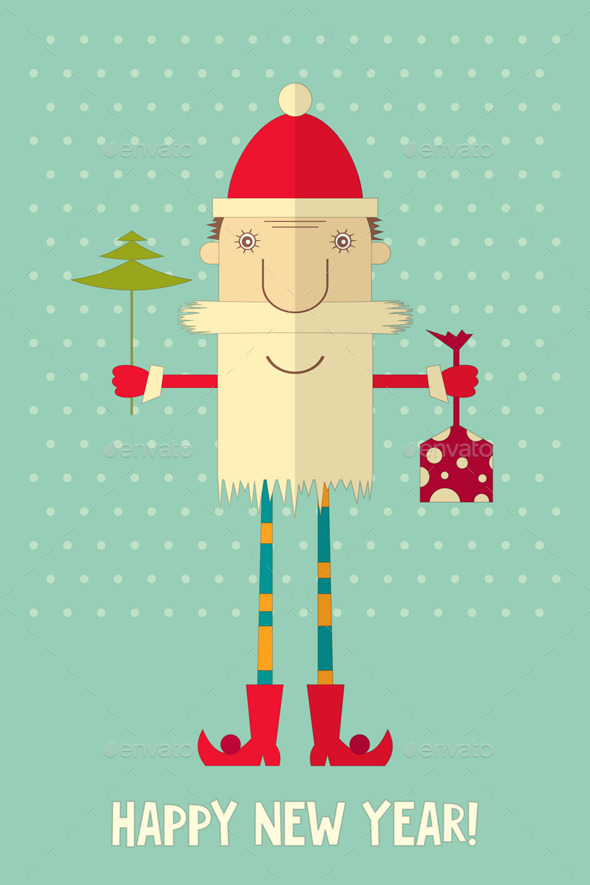 Happy New Year Greeting Card - New Year Seasons/Holidays