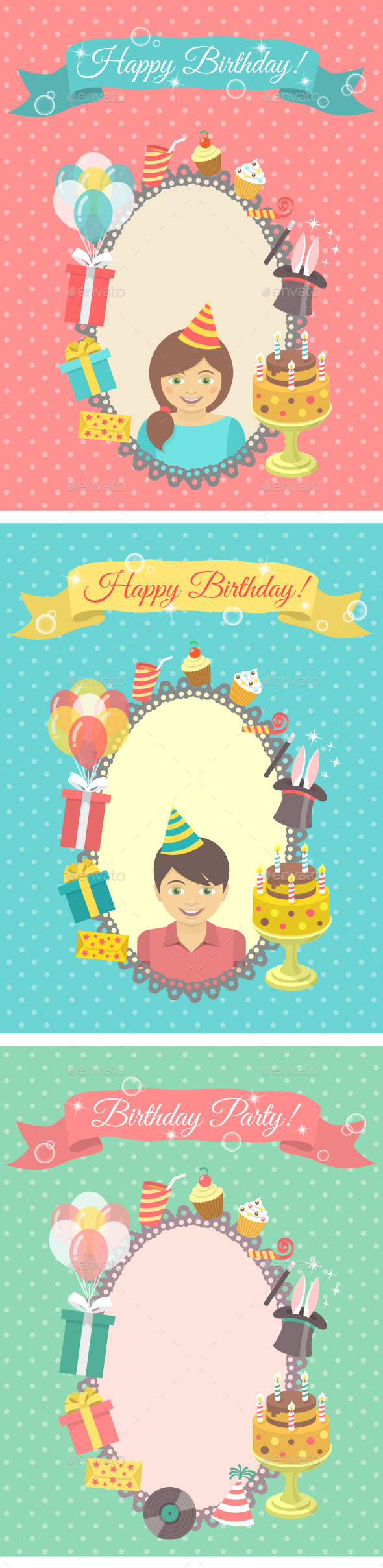 Happy Birthday Cards Collection - Birthdays Seasons/Holidays