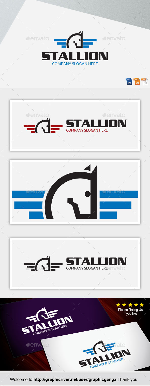 Stallion - Animals Logo Templates