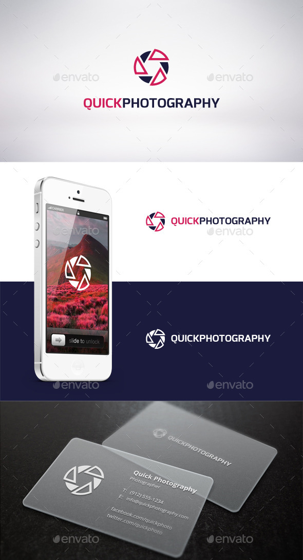 Quick Photography Logo Template - Symbols Logo Templates