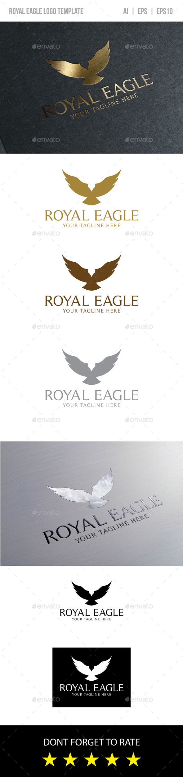 Royal Eagle Logo - Crests Logo Templates