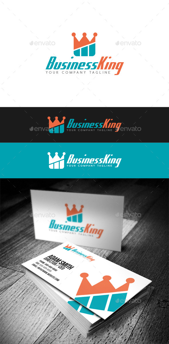 Business King Logo - Abstract Logo Templates