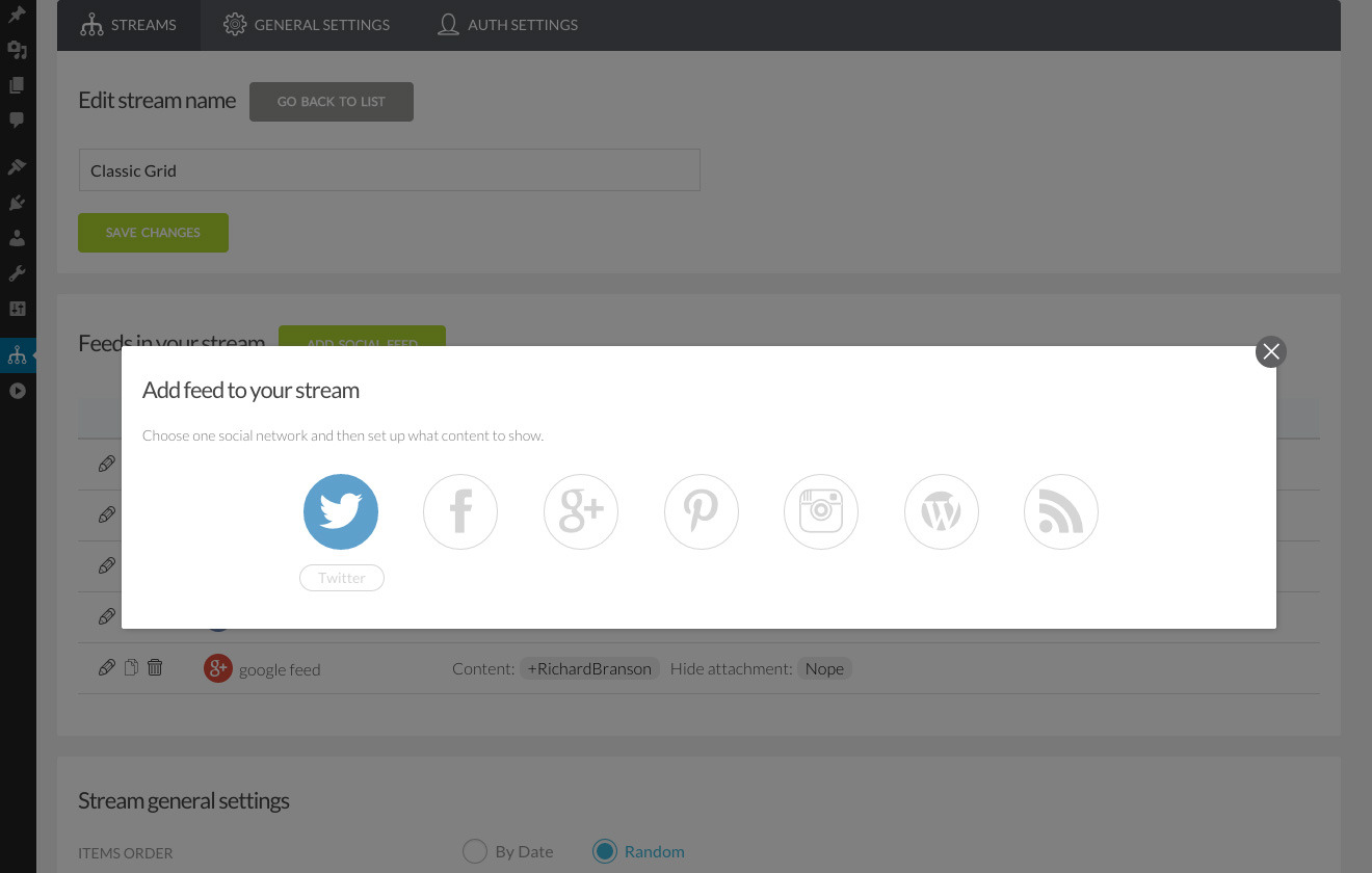 FlowFlow — WordPress Social Stream Plugin by looks_awesome CodeCanyon