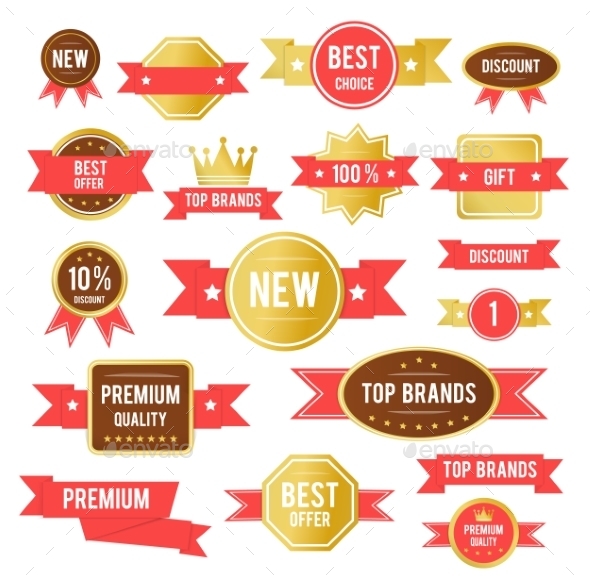Sale Tags Set - Man-made Objects Objects