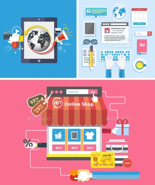 Online Shop Social Media and Seo Optimization - Concepts Business