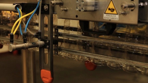 Plastic Bottles on Production Line