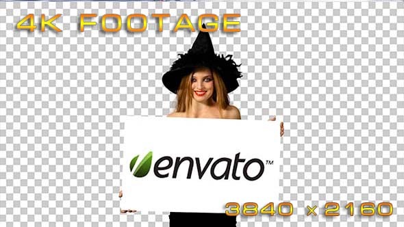 Helloween Witch Girl - VideoHive 9160486