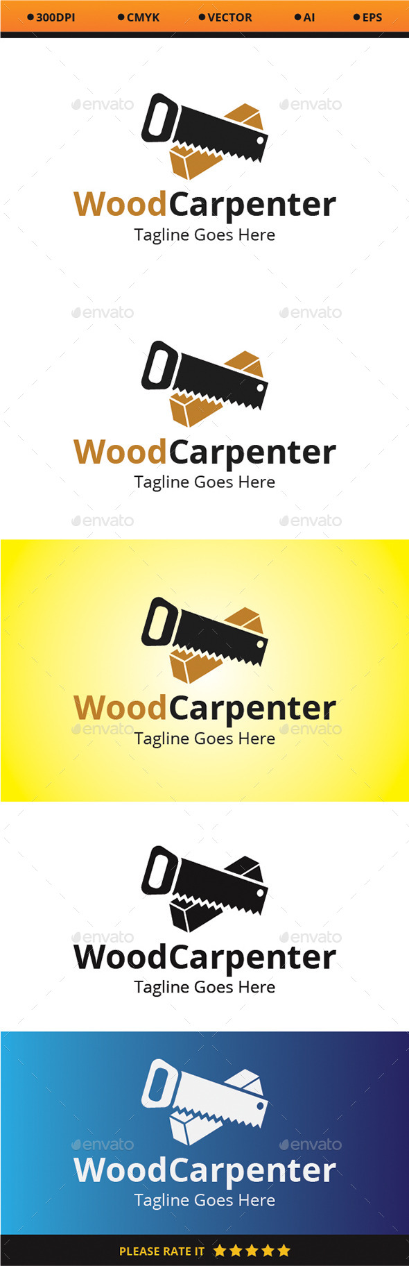 Wood Carpenter - Logo Templates