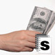 Businessman Shows  Dollars - VideoHive Item for Sale