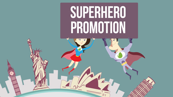 Superhero Promotes Your App or Service